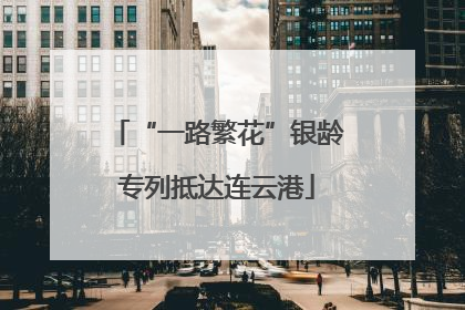 “一路繁花”银龄专列抵达连云港