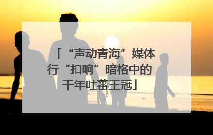 “声动青海”媒体行“扣响”暗格中的千年吐蕃王冠