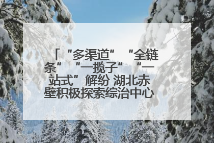 “多渠道”“全链条”“一揽子”“一站式”解纷 湖北赤壁积极探索综治中心规范化建设新路子