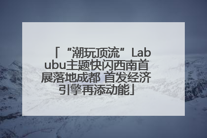 “潮玩顶流”Labubu主题快闪西南首展落地成都 首发经济引擎再添动能