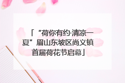 “荷你有约·清凉一夏”眉山东坡区尚义镇首届荷花节启幕
