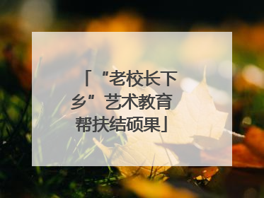 “老校长下乡”艺术教育帮扶结硕果