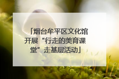 烟台牟平区文化馆开展“行走的美育课堂”走基层活动