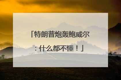 特朗普炮轰鲍威尔：什么都不懂！