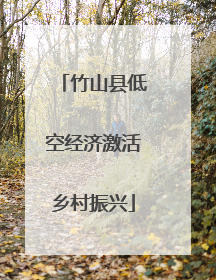 竹山县低空经济激活乡村振兴