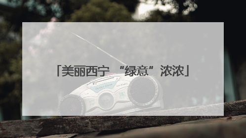 美丽西宁 “绿意”浓浓