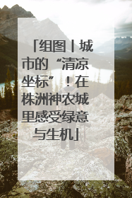 组图丨城市的“清凉坐标”！在株洲神农城里感受绿意与生机