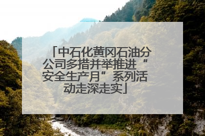 中石化黄冈石油分公司多措并举推进“安全生产月”系列活动走深走实