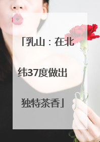 乳山：在北纬37度做出独特茶香
