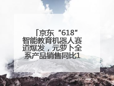 京东“618”智能教育机器人赛道爆发，元萝卜全系产品销售同比171%成黑马