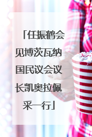 任振鹤会见博茨瓦纳国民议会议长凯奥拉佩采一行