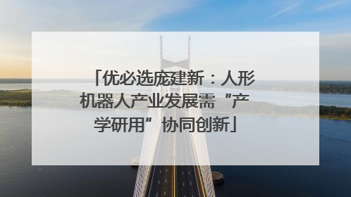 优必选庞建新：人形机器人产业发展需“产学研用”协同创新