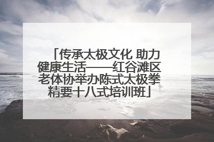 传承太极文化 助力健康生活——红谷滩区老体协举办陈式太极拳精要十八式培训班