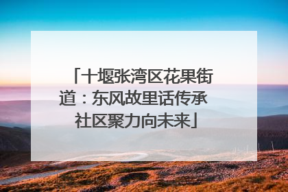 十堰张湾区花果街道：东风故里话传承 社区聚力向未来