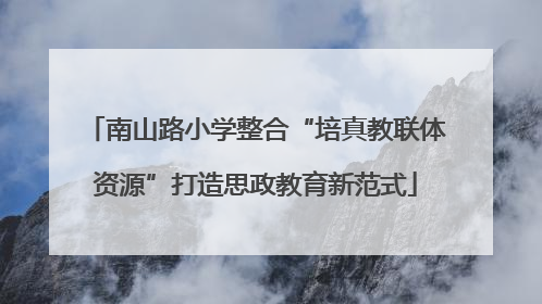 南山路小学整合“培真教联体资源”打造思政教育新范式