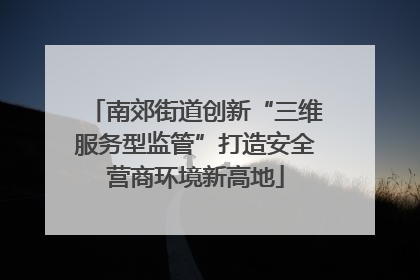 南郊街道创新“三维服务型监管”打造安全营商环境新高地