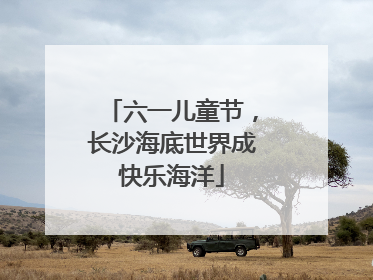 六一儿童节，长沙海底世界成快乐海洋