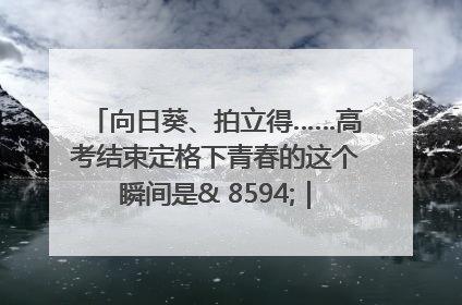 向日葵、拍立得……高考结束定格下青春的这个瞬间是& 8594;｜2025四川高考