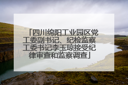 四川绵阳工业园区党工委副书记、纪检监察工委书记李玉琼接受纪律审查和监察调查