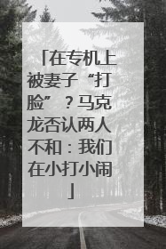 在专机上被妻子“打脸”？马克龙否认两人不和：我们在小打小闹