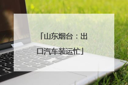 山东烟台：出口汽车装运忙