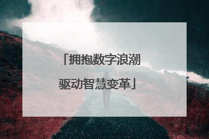 拥抱数字浪潮 驱动智慧变革