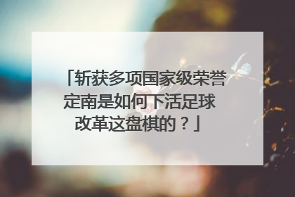 斩获多项国家级荣誉 定南是如何下活足球改革这盘棋的？