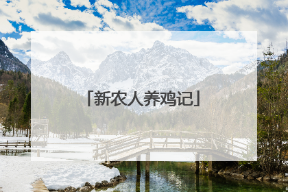 新农人养鸡记