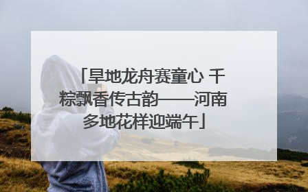 旱地龙舟赛童心 千粽飘香传古韵——河南多地花样迎端午