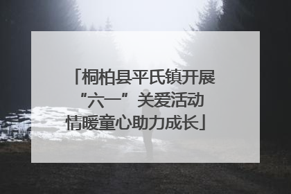 桐柏县平氏镇开展“六一”关爱活动 情暖童心助力成长