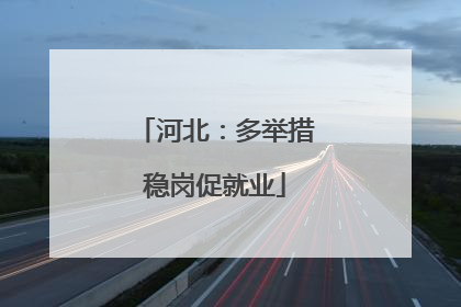 河北：多举措稳岗促就业