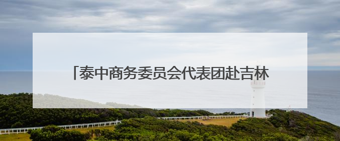 泰中商务委员会代表团赴吉林推介交流 寻求共拓东盟市场
