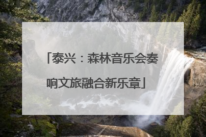 泰兴：森林音乐会奏响文旅融合新乐章