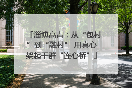 淄博高青：从“包村”到“融村” 用真心架起干群“连心桥”