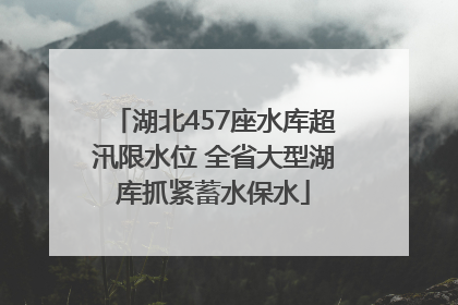 湖北457座水库超汛限水位 全省大型湖库抓紧蓄水保水