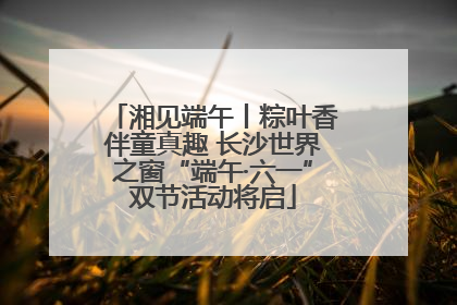 湘见端午丨粽叶香伴童真趣 长沙世界之窗“端午·六一”双节活动将启