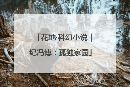 花地·科幻小说｜纪冯博：孤独家园