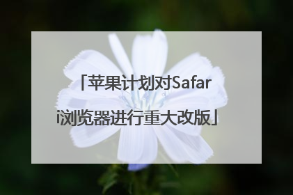 苹果计划对Safari浏览器进行重大改版