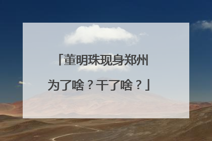 董明珠现身郑州 为了啥？干了啥？