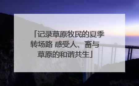 记录草原牧民的夏季转场路 感受人、畜与草原的和谐共生