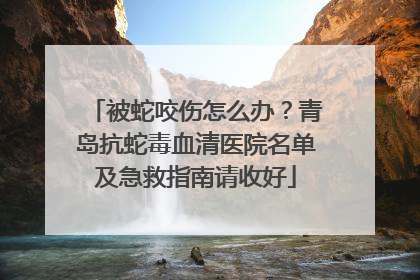 被蛇咬伤怎么办？青岛抗蛇毒血清医院名单及急救指南请收好