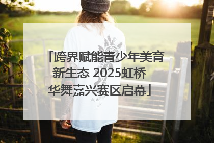跨界赋能青少年美育新生态 2025虹桥华舞嘉兴赛区启幕