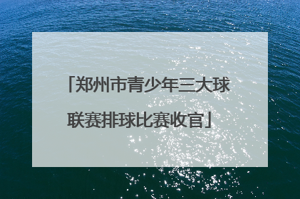 郑州市青少年三大球联赛排球比赛收官