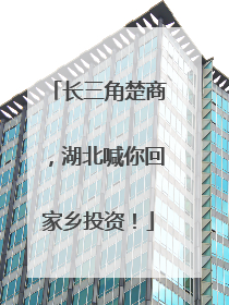 长三角楚商，湖北喊你回家乡投资！