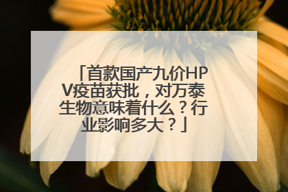 首款国产九价HPV疫苗获批，对万泰生物意味着什么？行业影响多大？