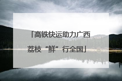 高铁快运助力广西荔枝“鲜”行全国