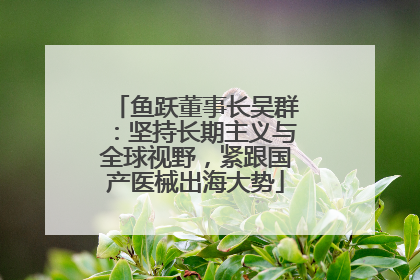鱼跃董事长吴群：坚持长期主义与全球视野，紧跟国产医械出海大势