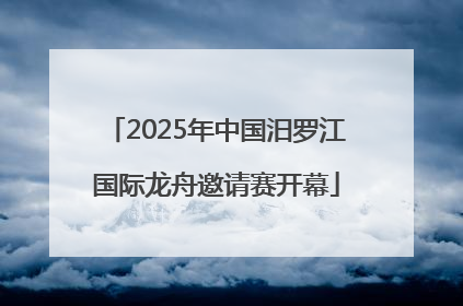 2025年中国汨罗江国际龙舟邀请赛开幕