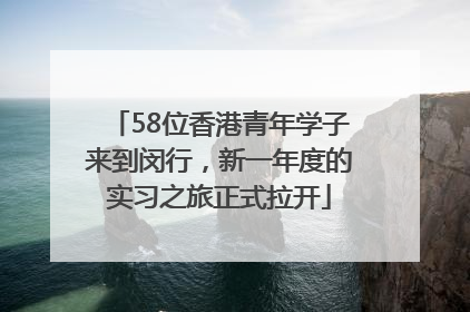 58位香港青年学子来到闵行，新一年度的实习之旅正式拉开