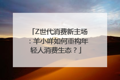 Z世代消费新主场：羊小咩如何重构年轻人消费生态？